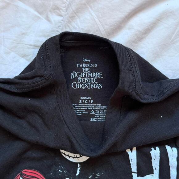 Nightmare before christmas graphic t shirt sz S his Sally hot topic emo goth - Picture 5 of 7